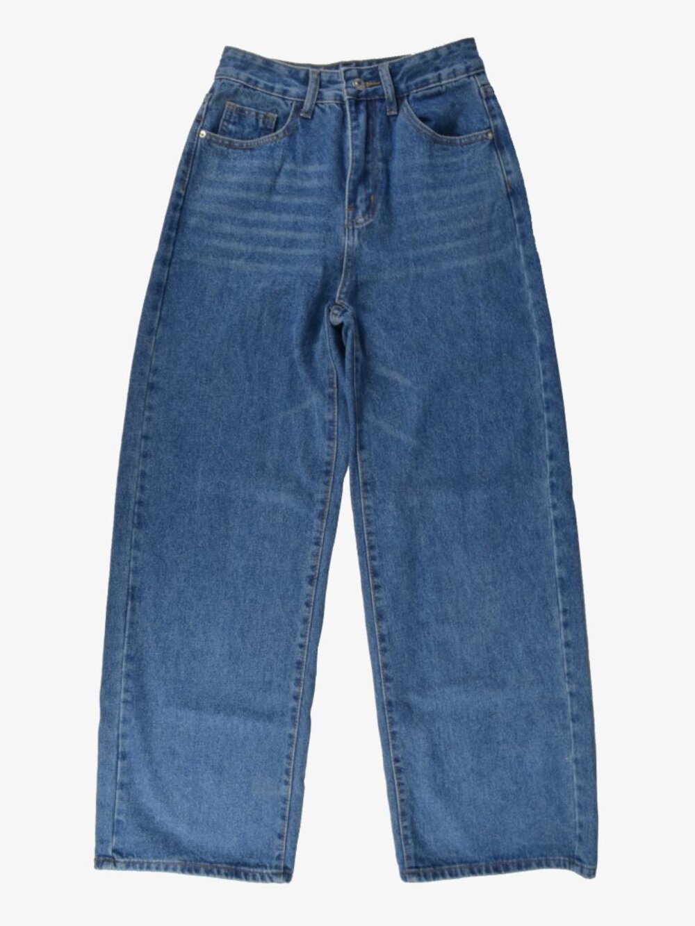 Women's Straight-leg Jeans, Blue, XS